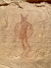 Faint pictograph
