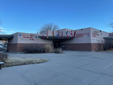 View of the front of Moab Information Center
